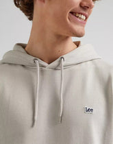 Lee Plain Hoodie Męska Bluza Foggy Gray L80YFWA14 112331441